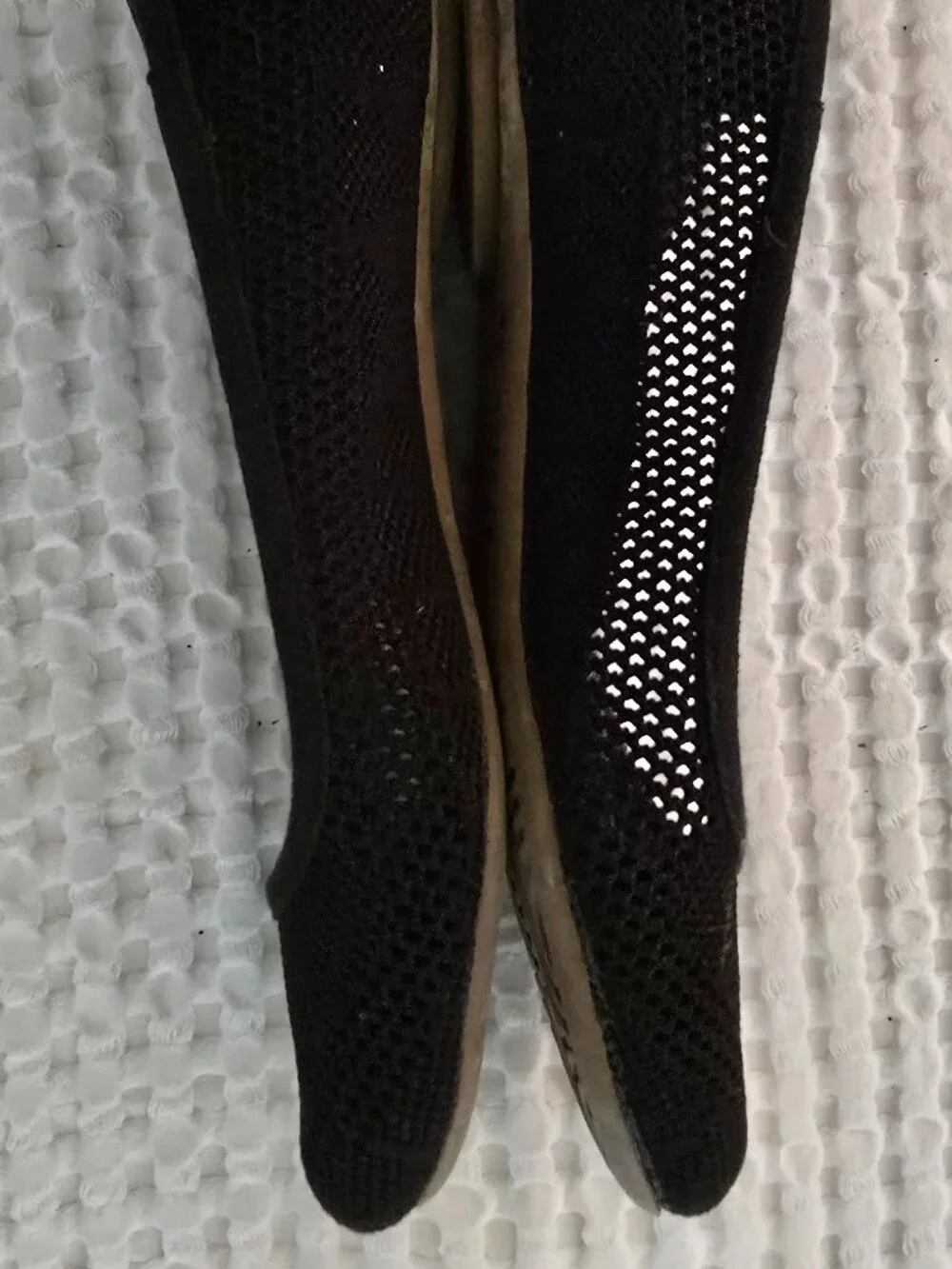 Cute comfy flats!  Mesh uppers; great for summer